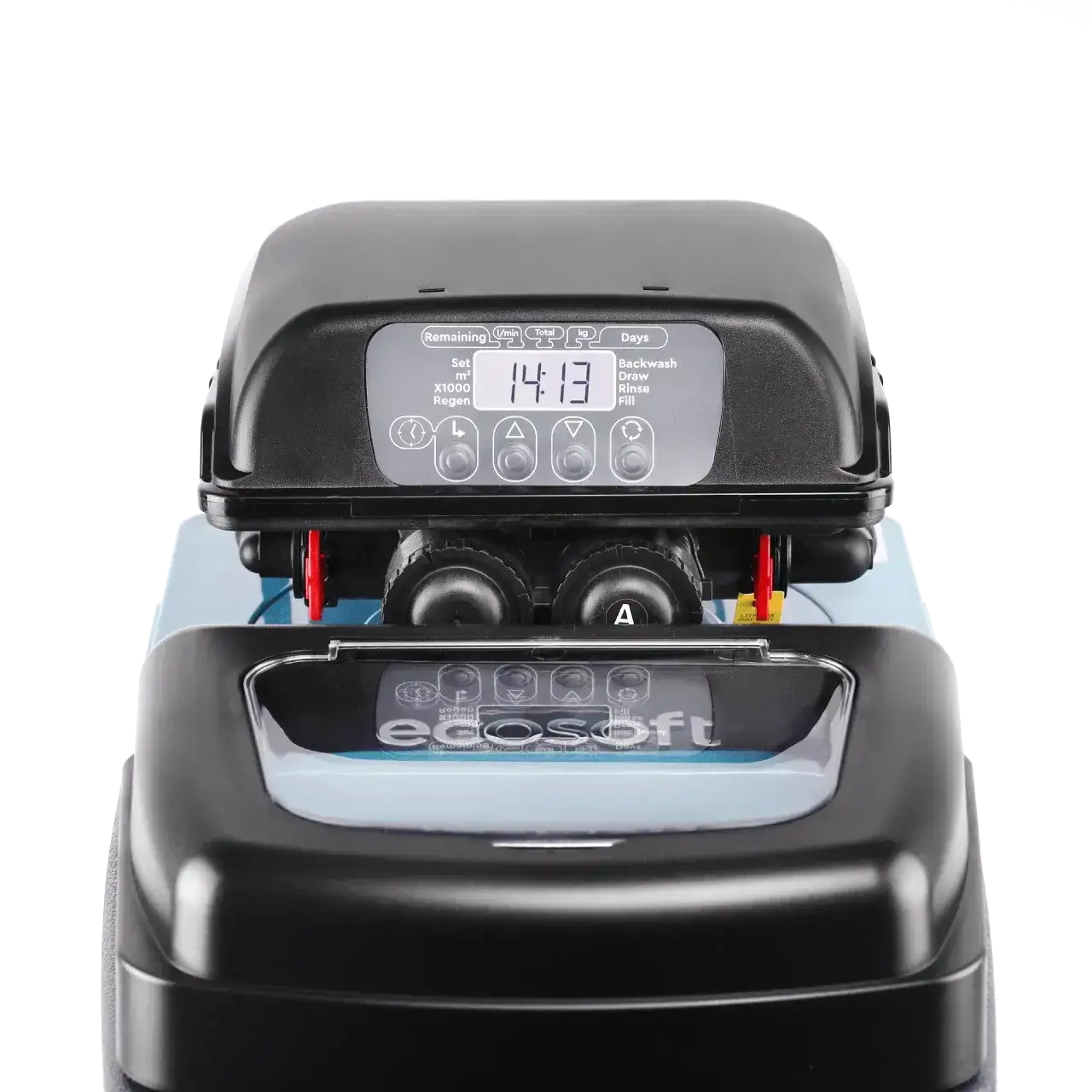 Statie compacta dedurizare, Ecosoft Core 150, valva Clack DV, 15 litri rasina, 54 cm inaltime, debit 1.5 m3/h, 2-4 persoane