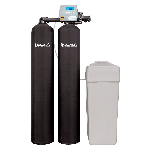 Statie duplex pentru dedurizare automata, Clack 1354 CI TWIN, 2 tancuri PRO de 13x54, capacitate rasina de 75-100 litri/tanc, fără rășină inclusă