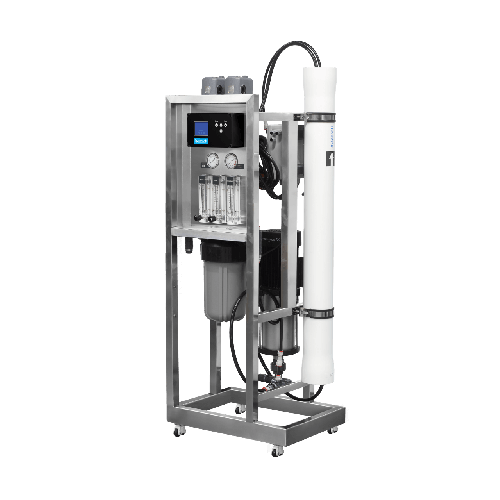 Osmoza inversa industriala, Ecosoft MO6500TI6, profesionala, 1 carcasa pentru membrana de 4", controler, prefiltrare si pompa inclusa