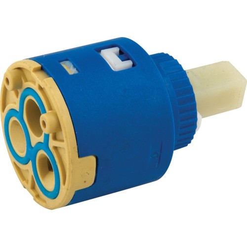 Cartus ceramic pentru apa calda/rece, compatibil cu bateriile cu 3 cai