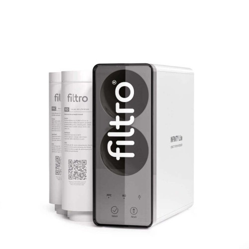 Cartus de filtrare 2 in 1, polipropilena si carbune activat bloc, stadiul 1, sistem twist pentru FILTRO INFINITY Lite