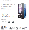 Automat de apa purificata, Aquabox RO, osmoza inversa, display afisare reclame, 250 l/h, 4 metode de plata si administrare de la distanta