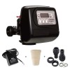 Valva de comanda pentru statii automate de filtrare, Clack WS1TC, kit complet cu sursa, distribuitor si conexiuni, programare in functie de volum sau timp
