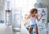 Aparat de sifon, SodaStream Spirit, de culoare alba, cu butelie CO2 si sticla
