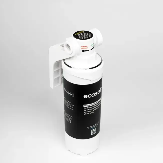 Sistem compact filtrare sub chiuvetă, Ecosoft JOI, microfiltrare 0.5 μm, 18000 L capacitate, debit 5 L/min