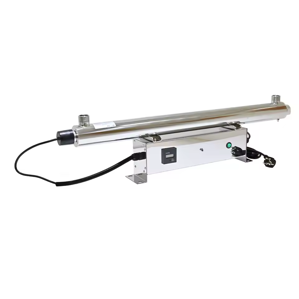 Sterilizator UV 55W, PureTECH 55W, debit 2.7 m3/h, placa de control si timer, conexiune 1",