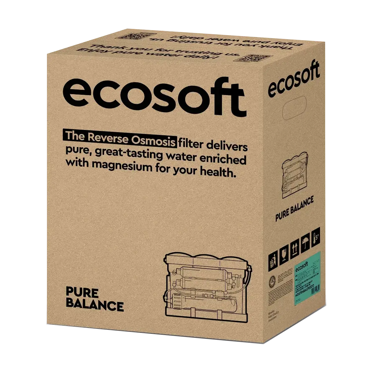 Osmoza inversa premium, Ecosoft Balance MO675MPUREBAL, 6 stadii, eficienta ridicata, remineralizare cu calciu si magneziu