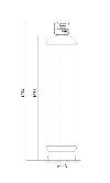 Statie filtrare automata, CLACK TC 1" 1665, valva automata timp, tank simplex 16"x65", fara material filtrant