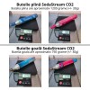 Reincarcare butelie SodaStream Screw, 425 grame de CO2 , cu cilindru gol la schimb, model albastru cu filet
