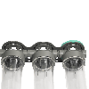 Sistem de filtrare, Ecosoft 3P Grey Triplex 10", valva de purjare, set de cartuse inclus, pentru apa de ploaie, conexiune 3/4"