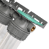 Sistem de filtrare, Ecosoft 3P Grey Triplex 10", valva de purjare, set de cartuse inclus, pentru apa de ploaie, conexiune 3/4"