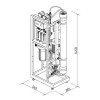 Osmoza inversa industriala, Ecosoft MO6500TI6, profesionala, 1 carcasa pentru membrana de 4", controler, prefiltrare si pompa inclusa