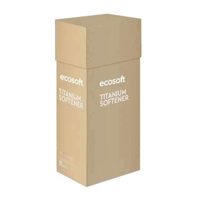Statie dedurizare ecomix, Ecosoft Titanium Gold 370, 37 litri rasina Ecomix C, cabinet cu valva Clack WS1 CE
